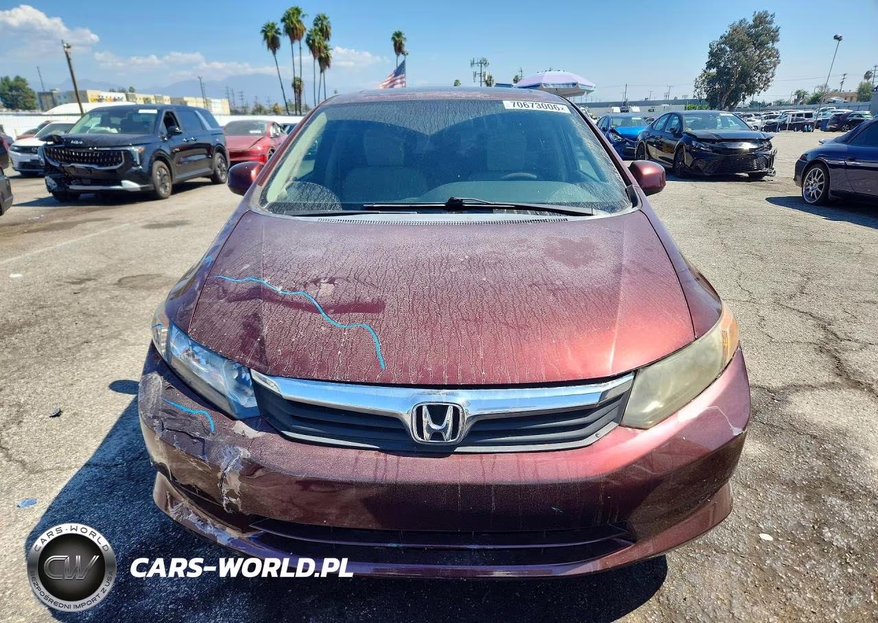 2012 Honda Civic Ex VIN:JHMFB2F82CS001400 - 5