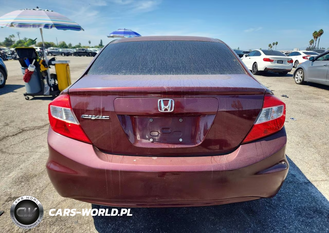 2012 Honda Civic Ex VIN:JHMFB2F82CS001400 - 6