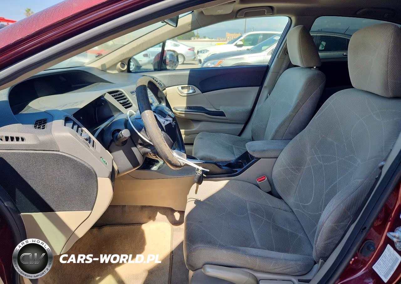 2012 Honda Civic Ex VIN:JHMFB2F82CS001400 - 7