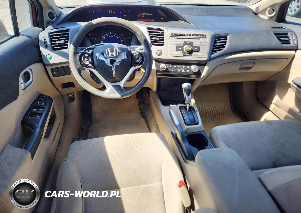 2012 Honda Civic Ex VIN:JHMFB2F82CS001400 - 8