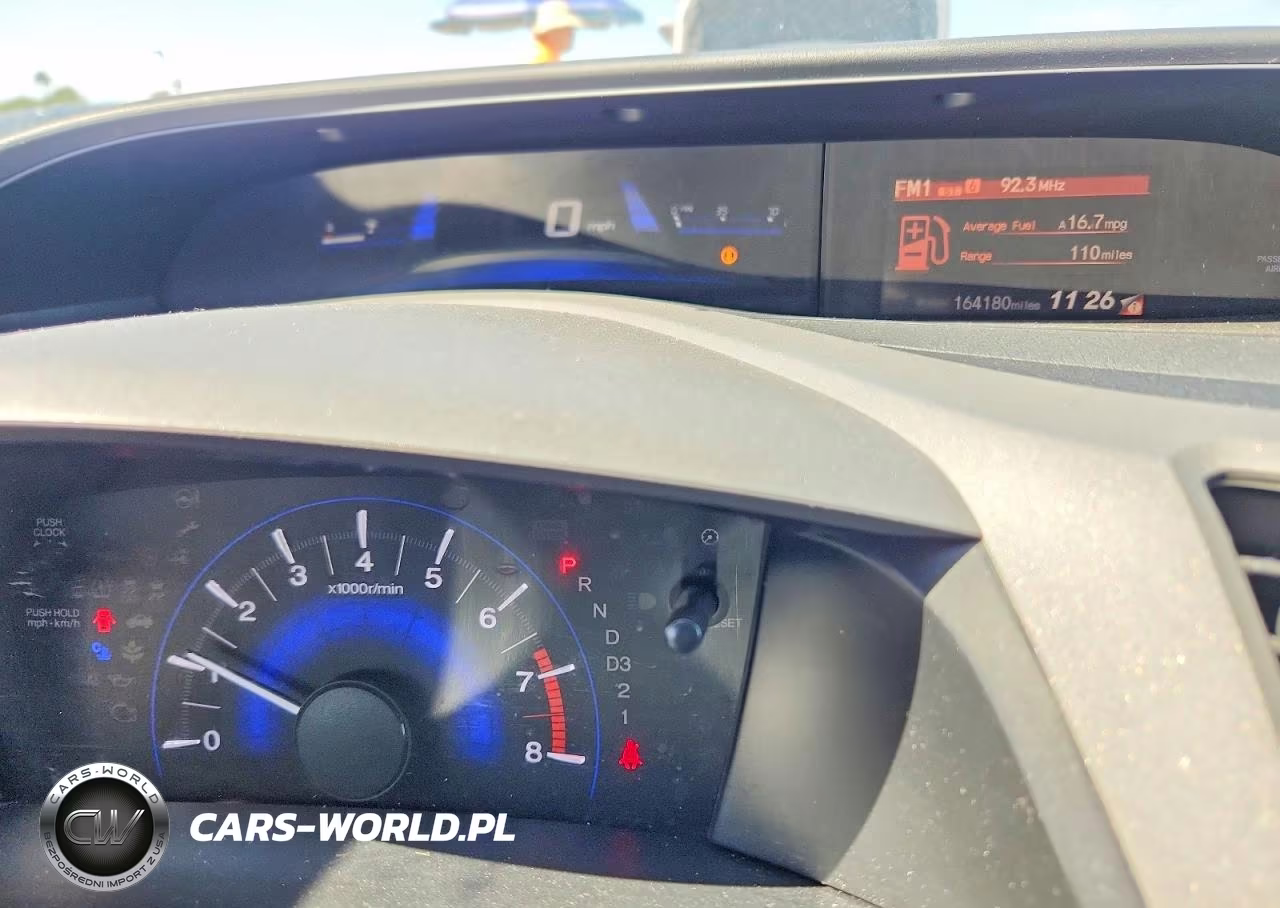 2012 Honda Civic Ex VIN:JHMFB2F82CS001400 - 9