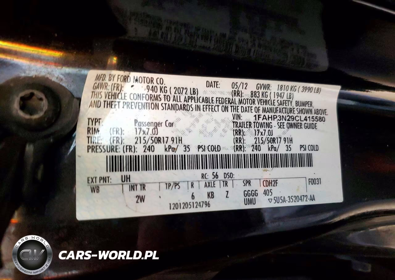 2012 Ford Focus Titanium VIN:1FAHP3N29CL415580 - 12