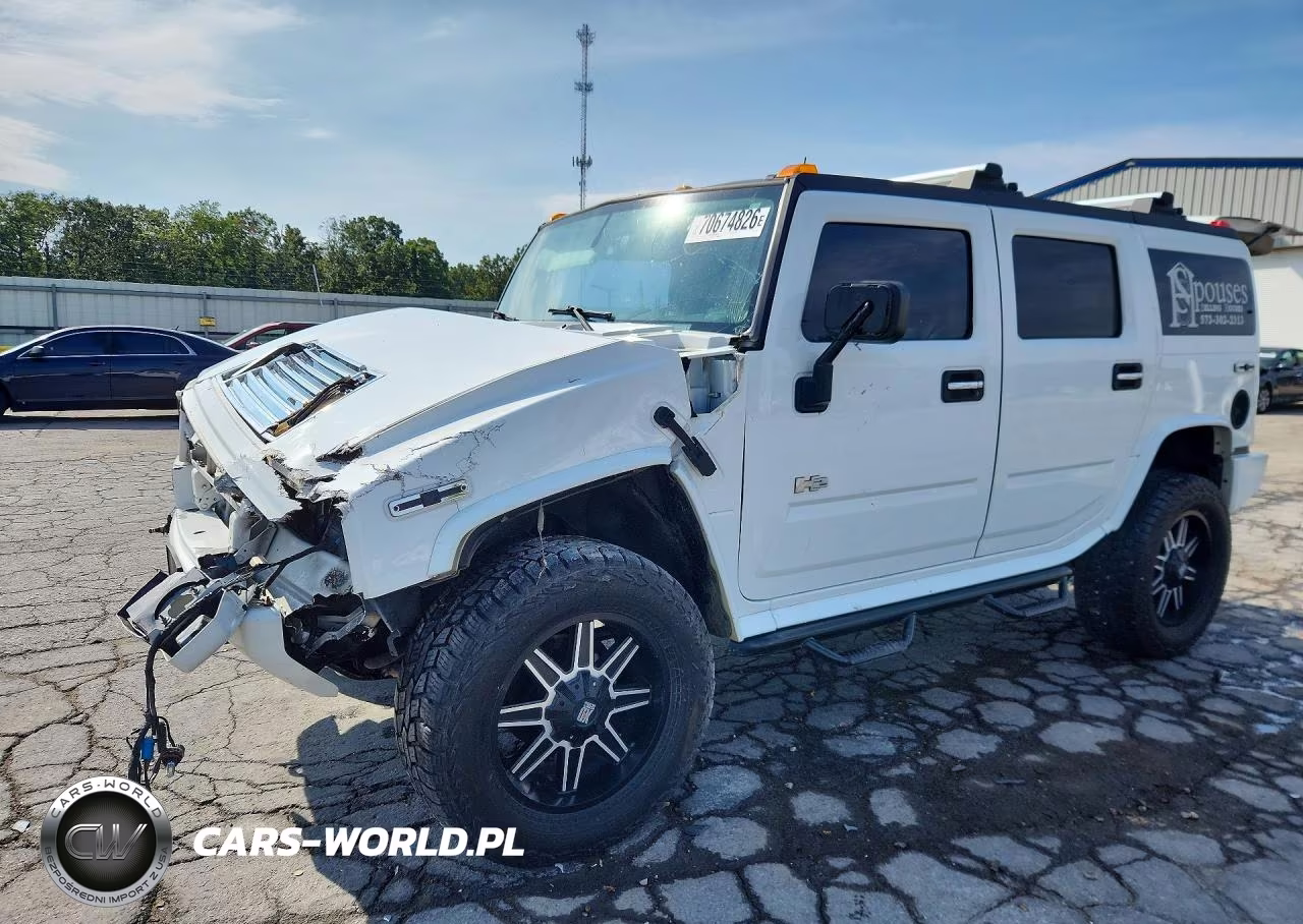 2003 Hummer H2 VIN:5GRGN23U43H145833 - 1