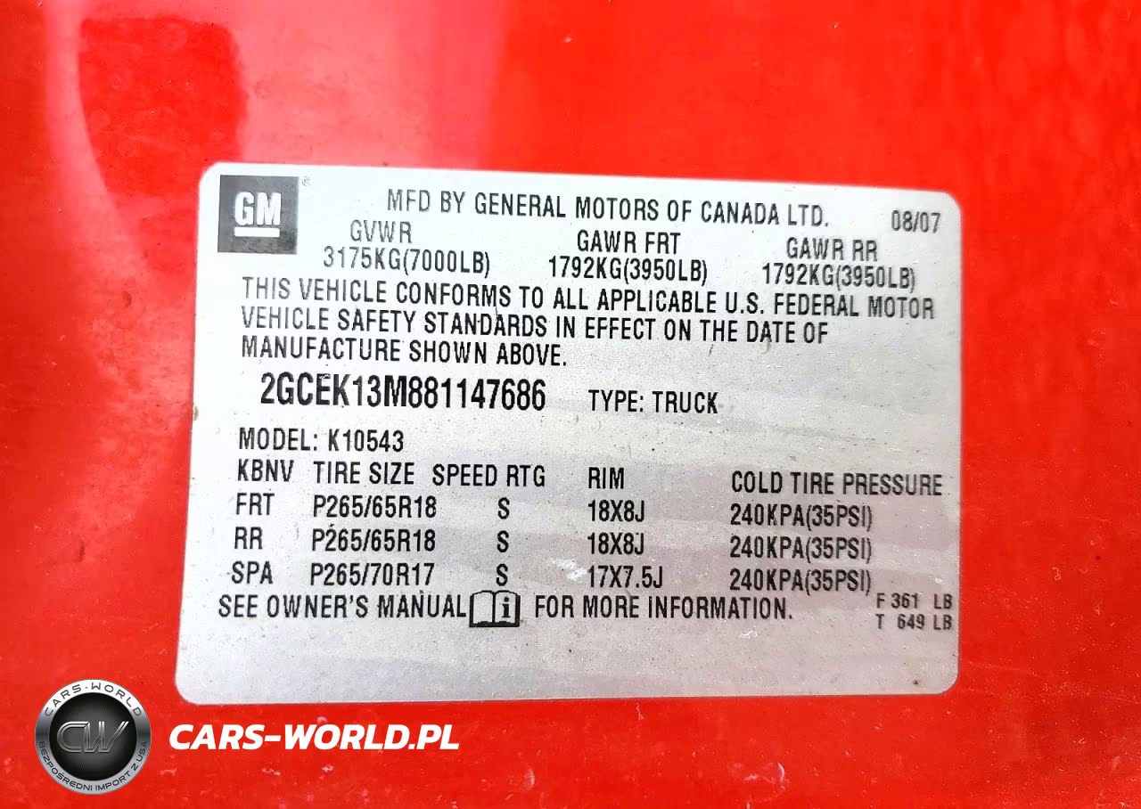 2008 Chevrolet Silverado K1500 VIN:2GCEK13M881147686 - 12