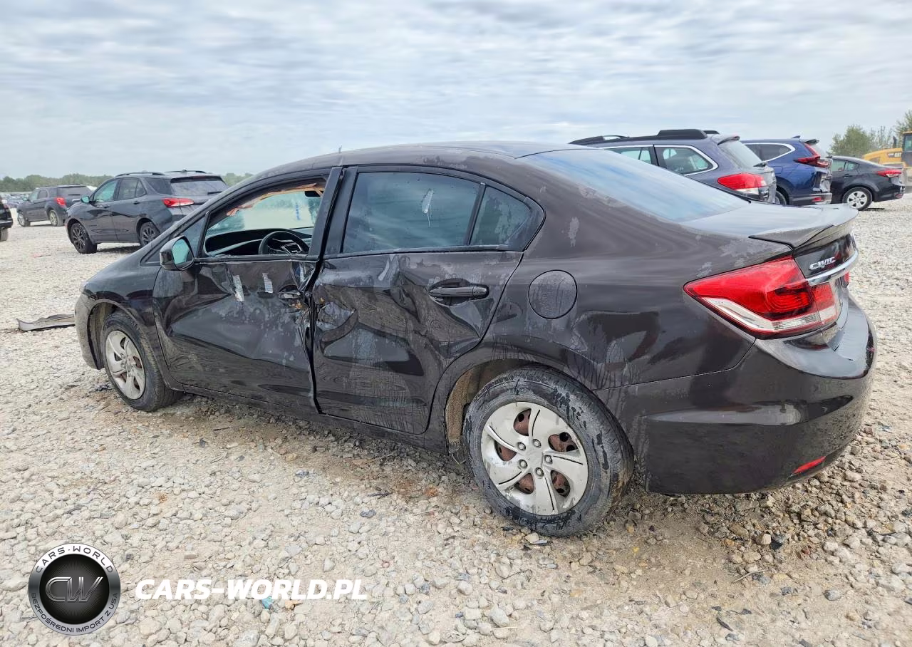 2013 Honda Civic Lx VIN:19XFB2F57DE058977 - 2