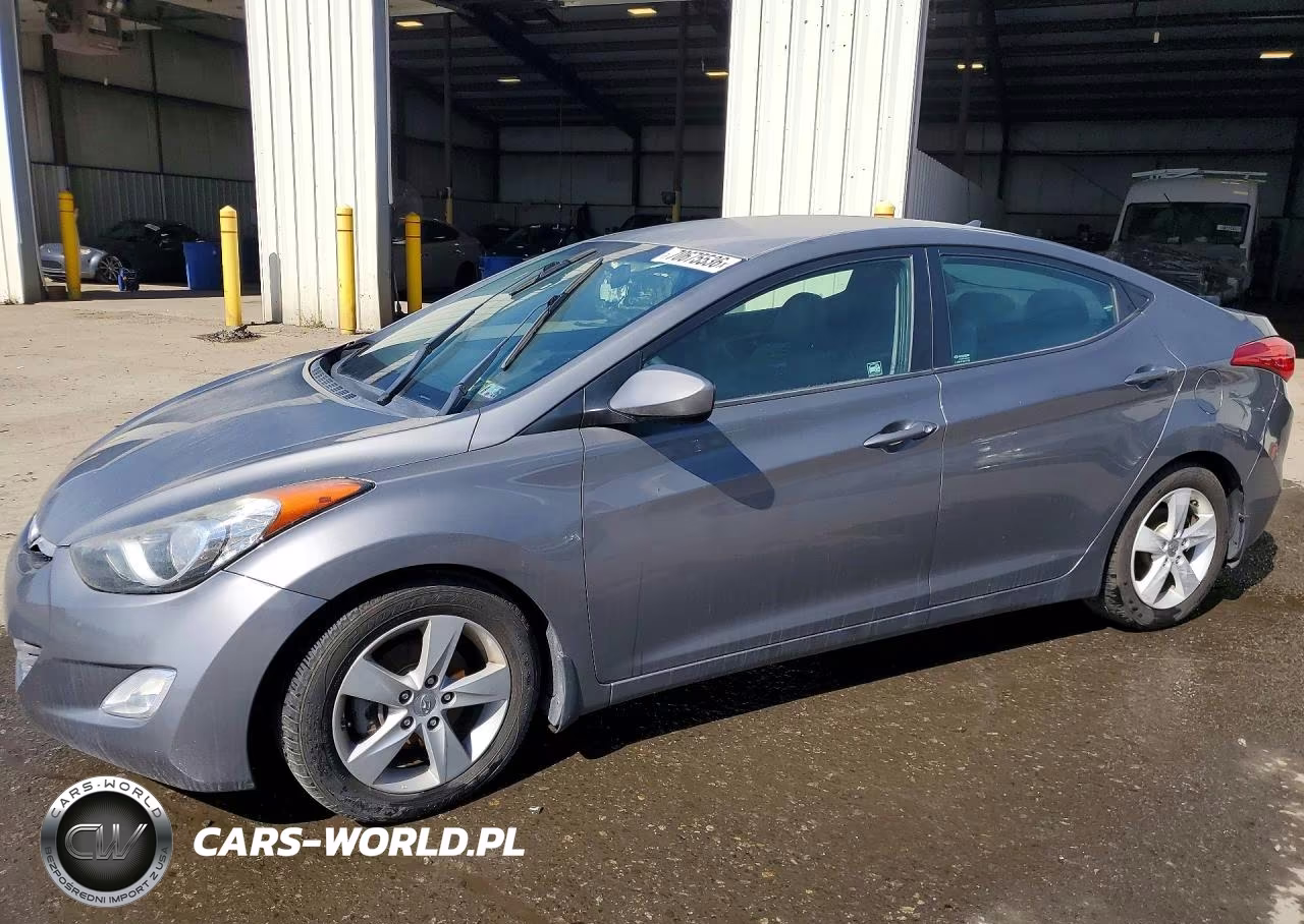 2013 Hyundai Elantra Gls VIN:5NPDH4AEXDH317028 - 1