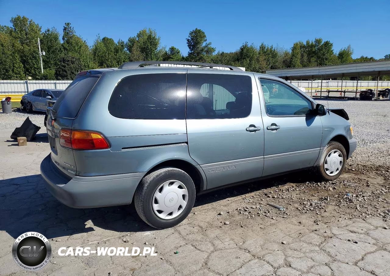 2000 Toyota Sienna Le VIN:4T3ZF13C2YU282960 - 3