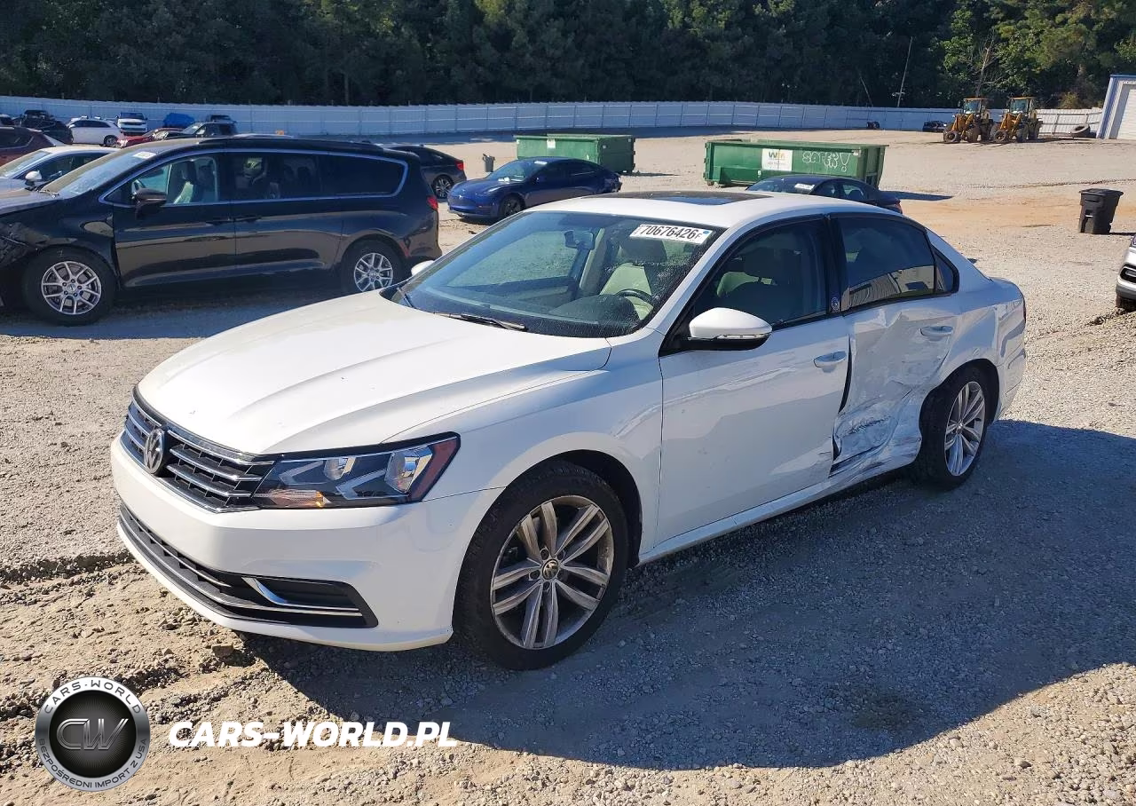 2019 Volkswagen Passat Wolfsburg VIN:1VWLA7A33KC003467 - 1