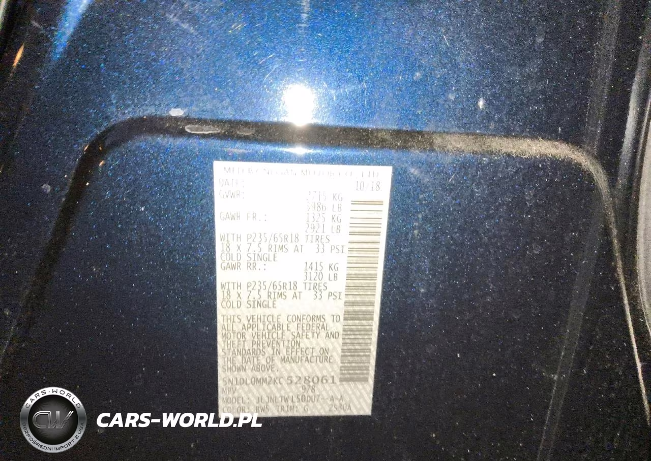 2019 Infiniti Qx60 Luxe VIN:5N1DL0MM2KC528061 - 13