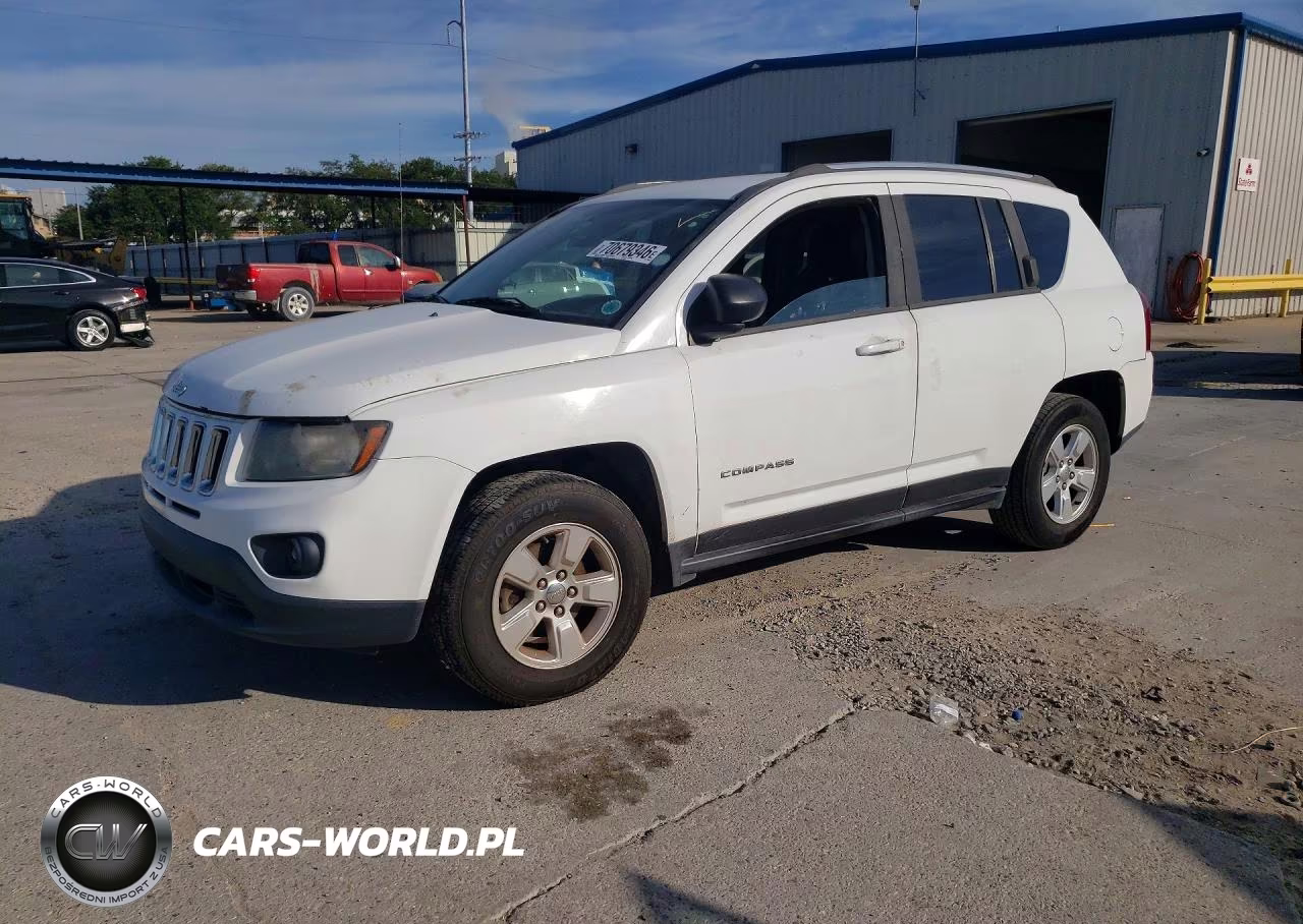 2014 Jeep Compass Sport VIN:1C4NJCBAXED829572 - 1