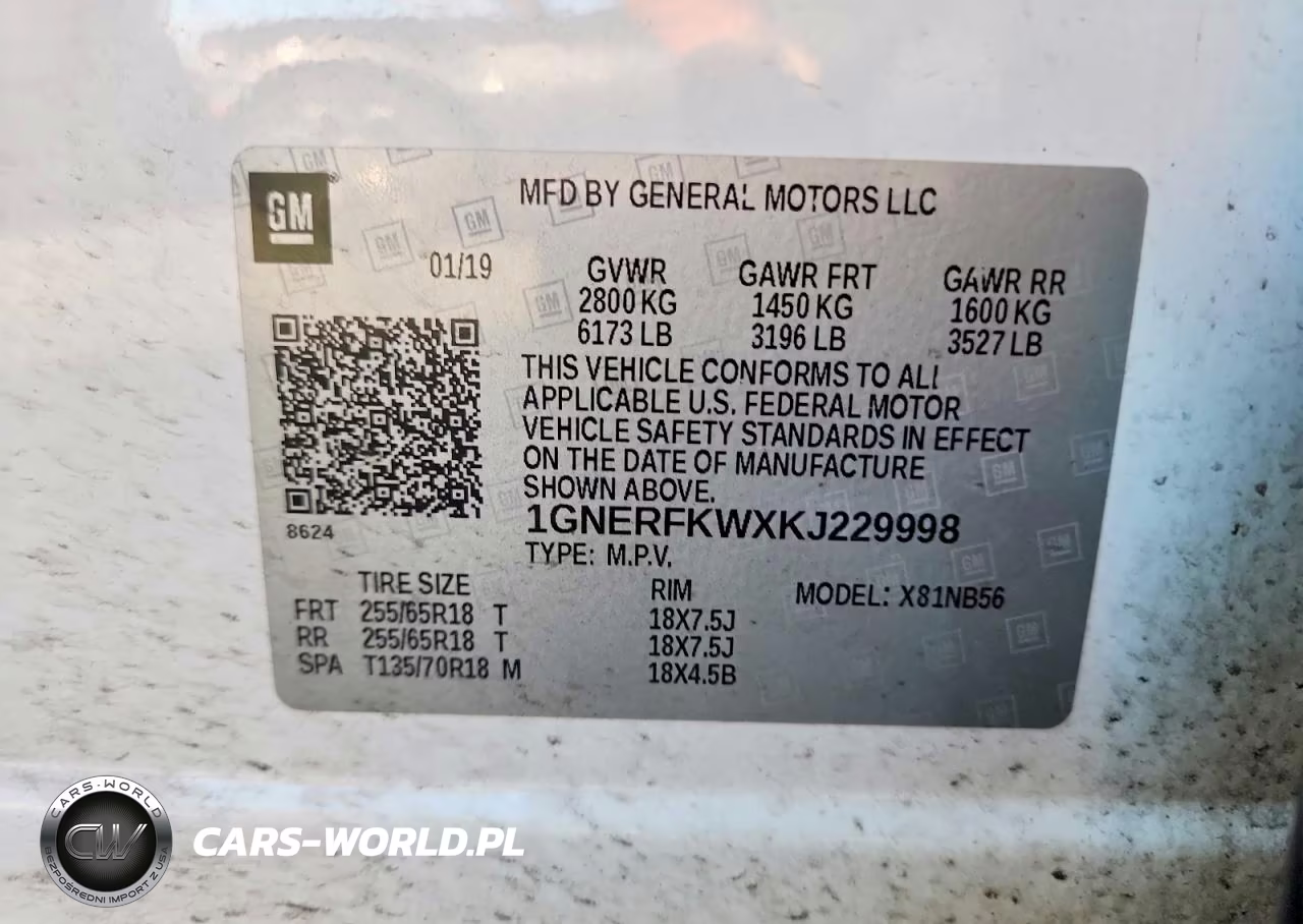 2019 Chevrolet Traverse Ls VIN:1GNERFKWXKJ229998 - 13