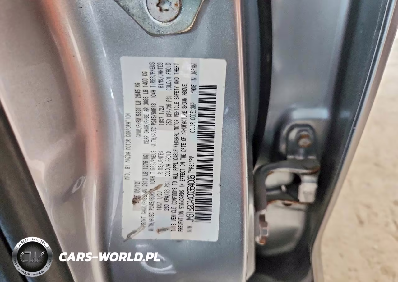 2012 Mazda Cx-9 VIN:JM3TB2CA4C0364005 - 13