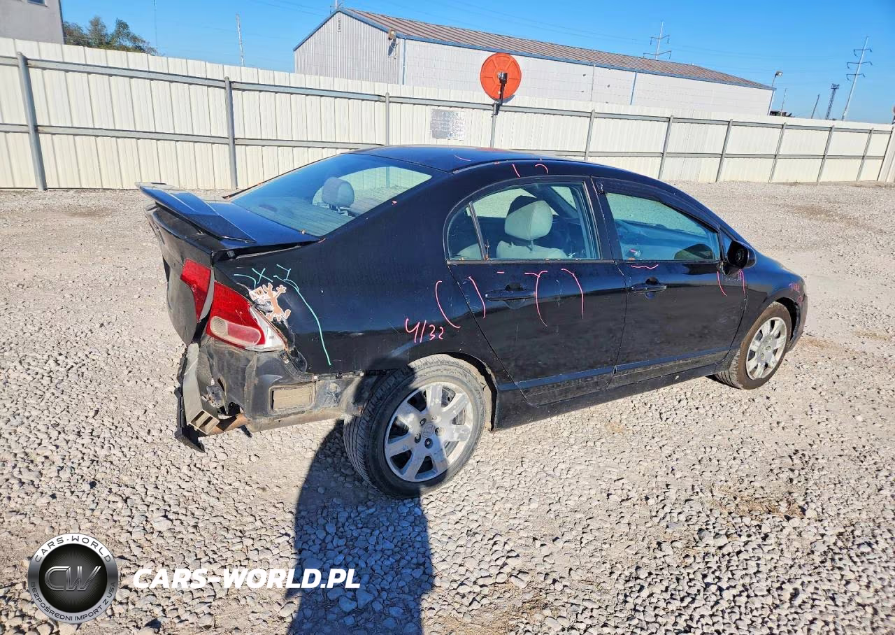 2008 Honda Civic Lx VIN:2HGFA16548H303243 - 3