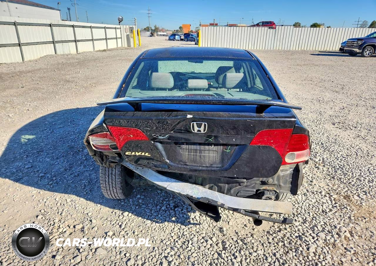 2008 Honda Civic Lx VIN:2HGFA16548H303243 - 6
