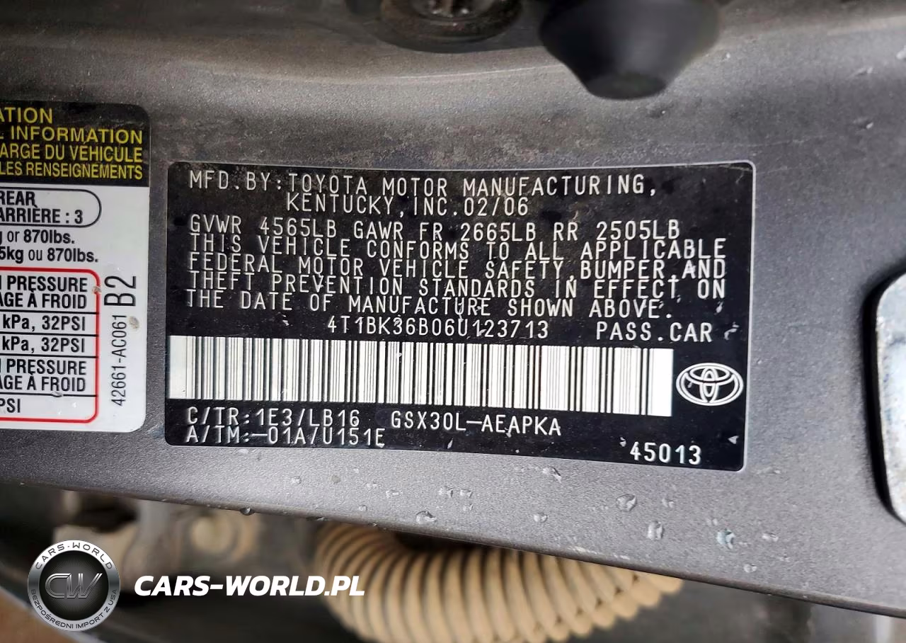 2006 Toyota Avalon Limited VIN:4T1BK36B06U123713 - 12