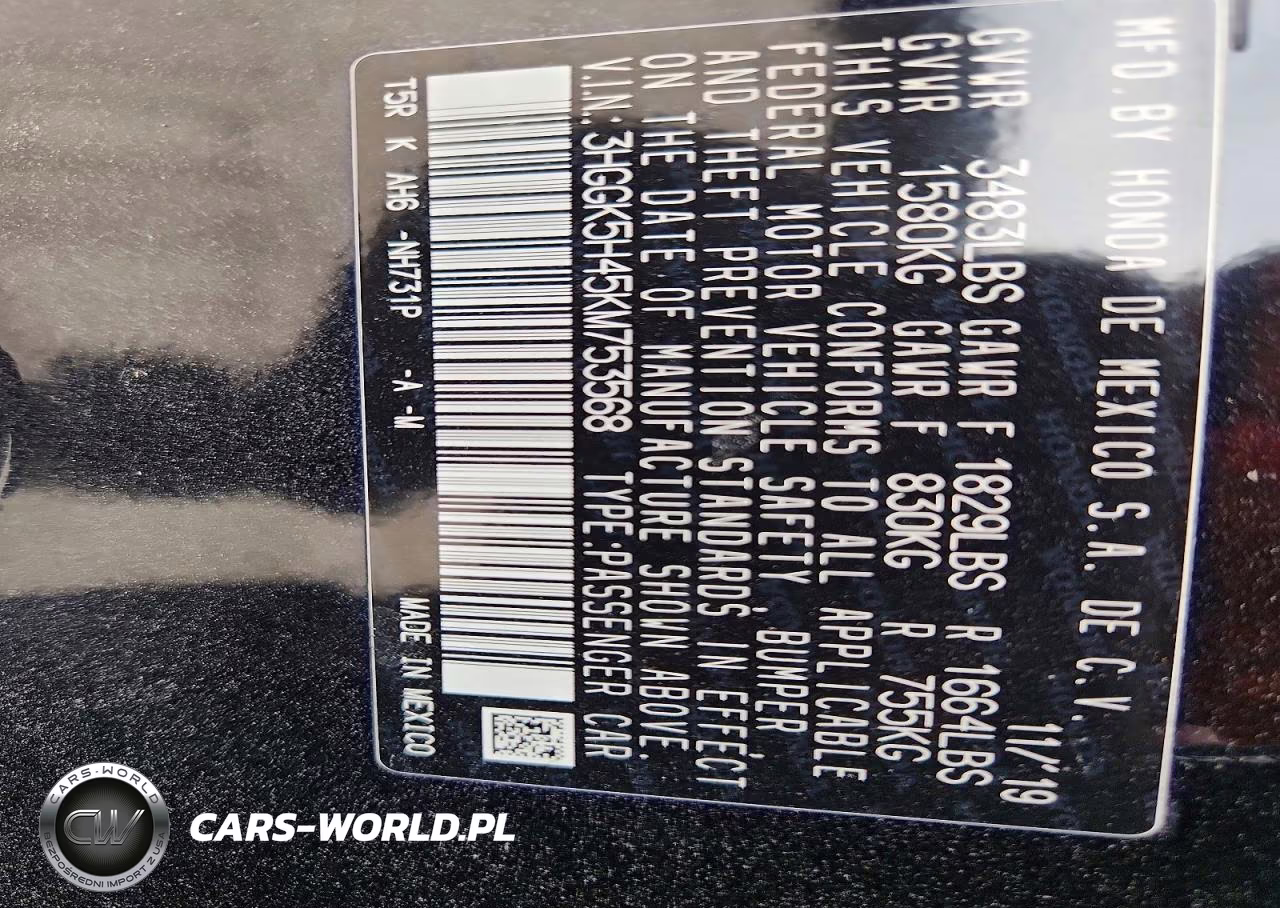 2019 HONDA FIT LX VIN:3HGGK5H45KM753568 - 13