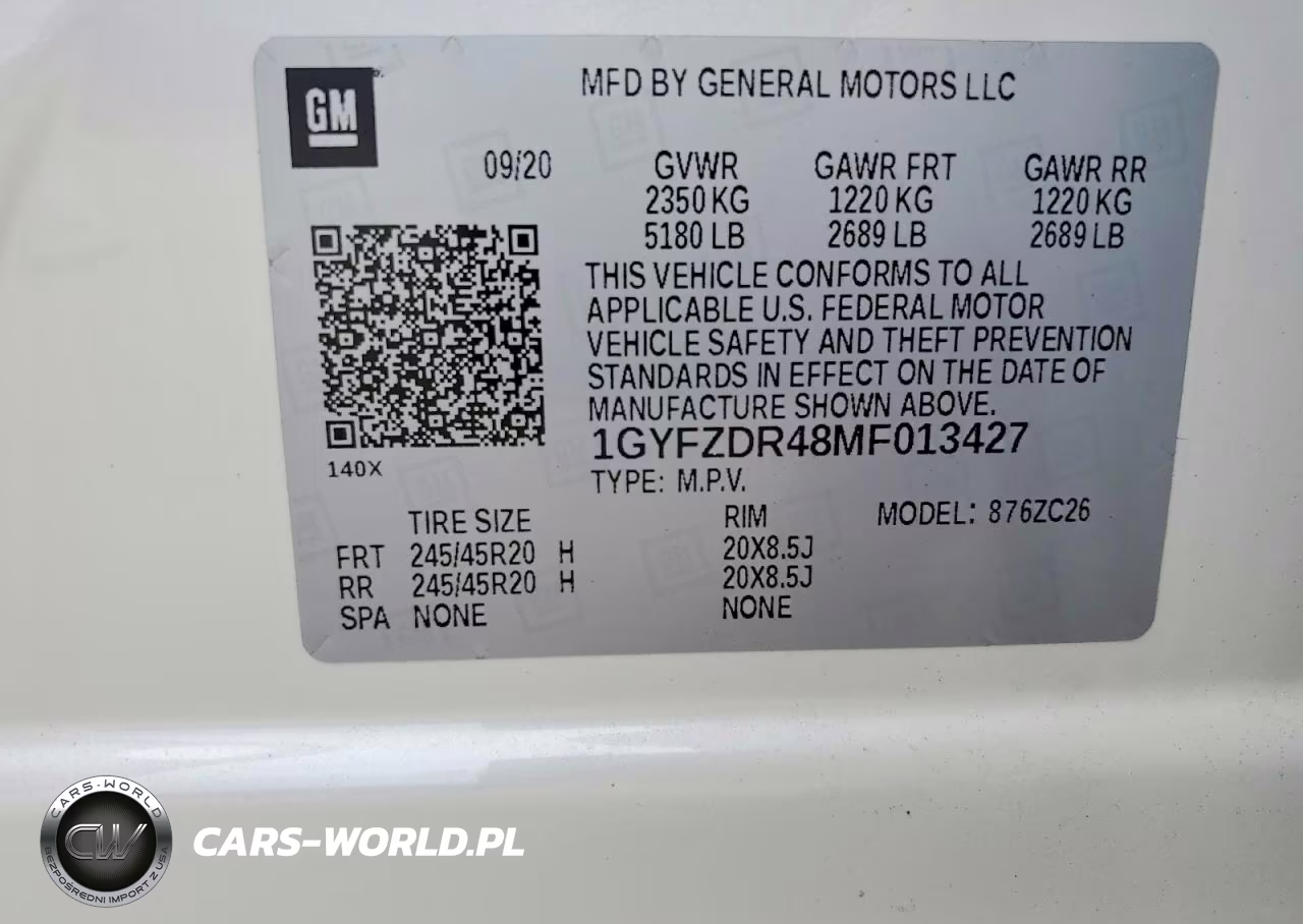 2021 Cadillac Xt4 Premium Luxury VIN:1GYFZDR48MF013427 - 13