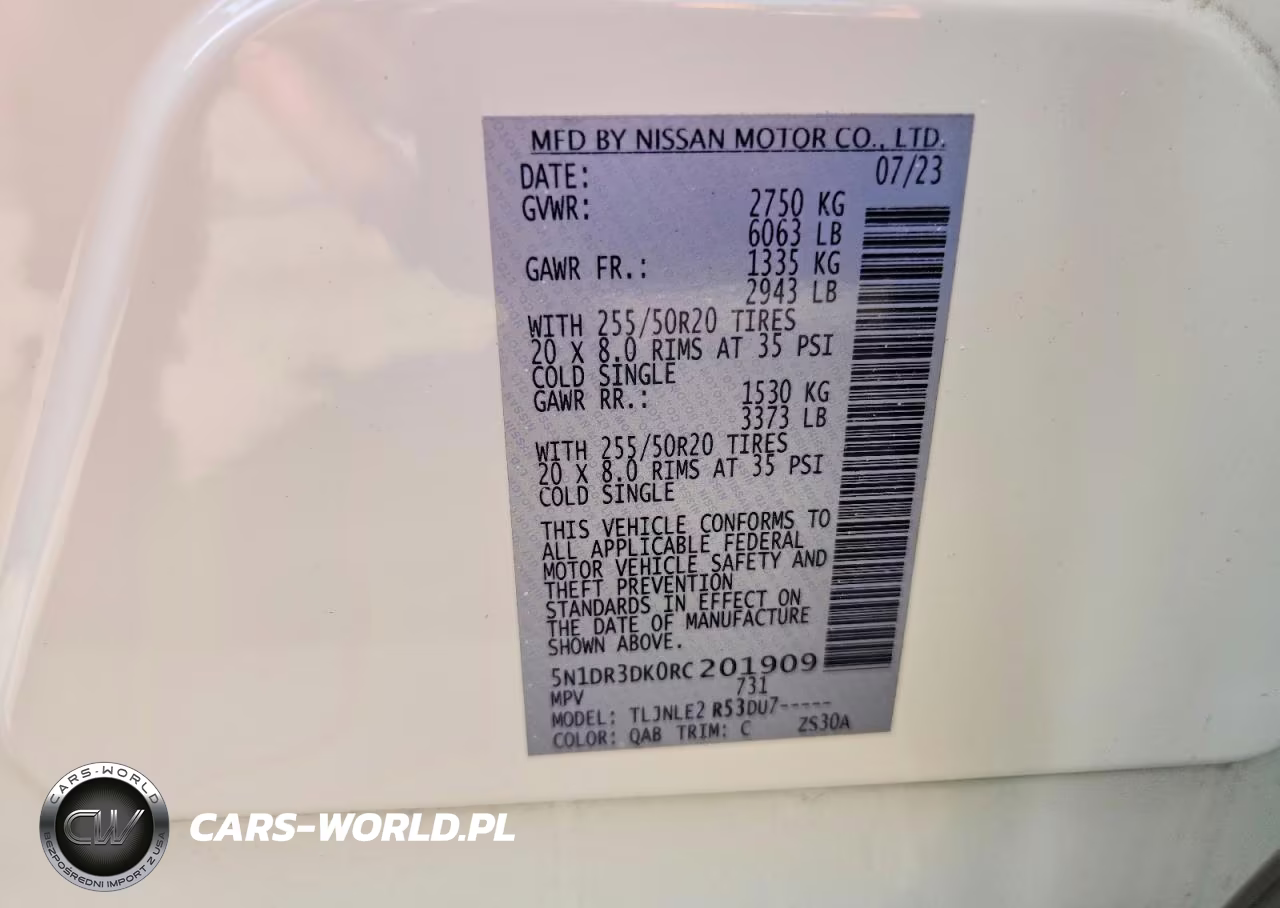 2024 Nissan Pathfinder Platinum VIN:5N1DR3DK0RC201909 - 13