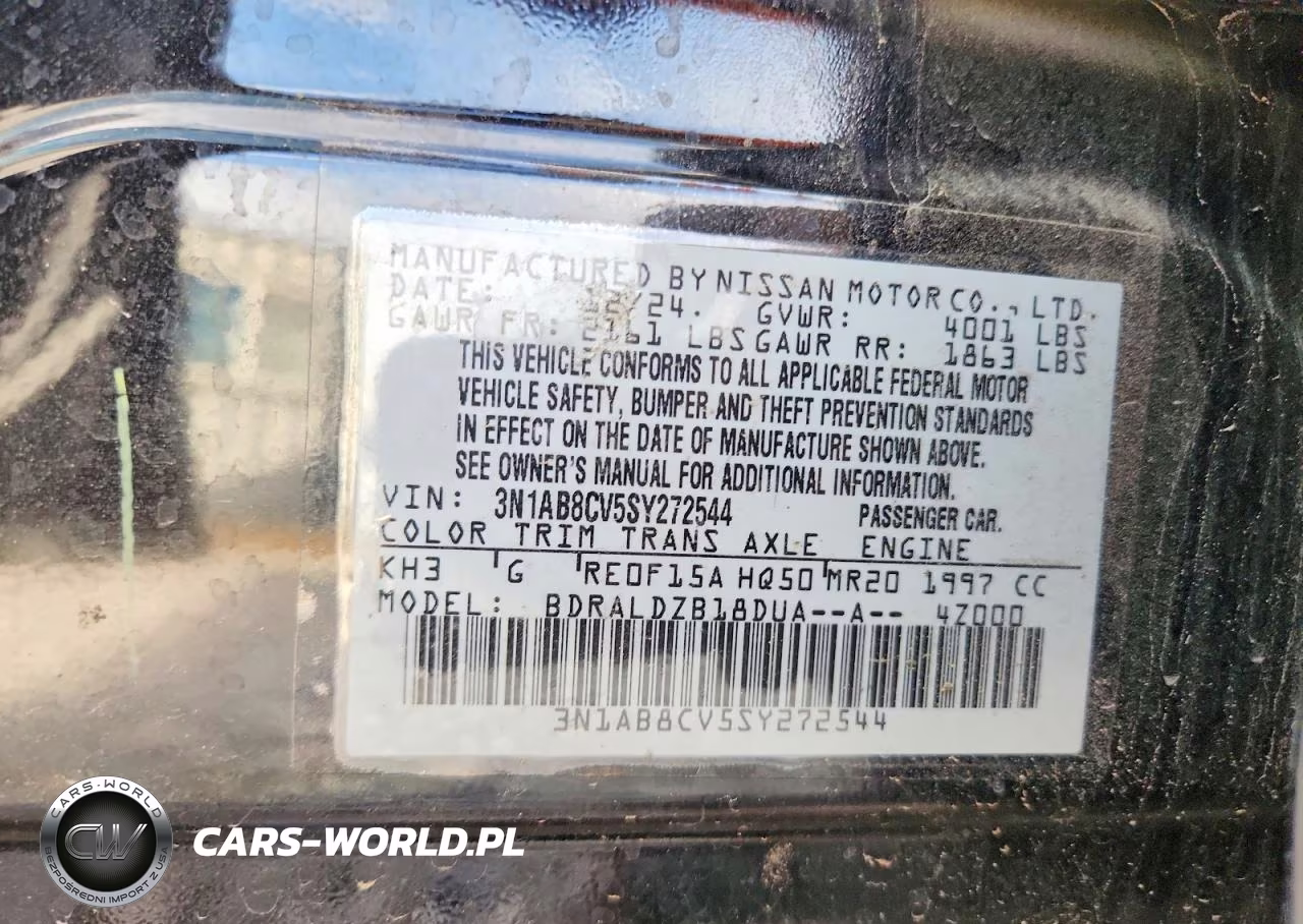 2025 Nissan Sentra Sv VIN:3N1AB8CV5SY272544 - 12