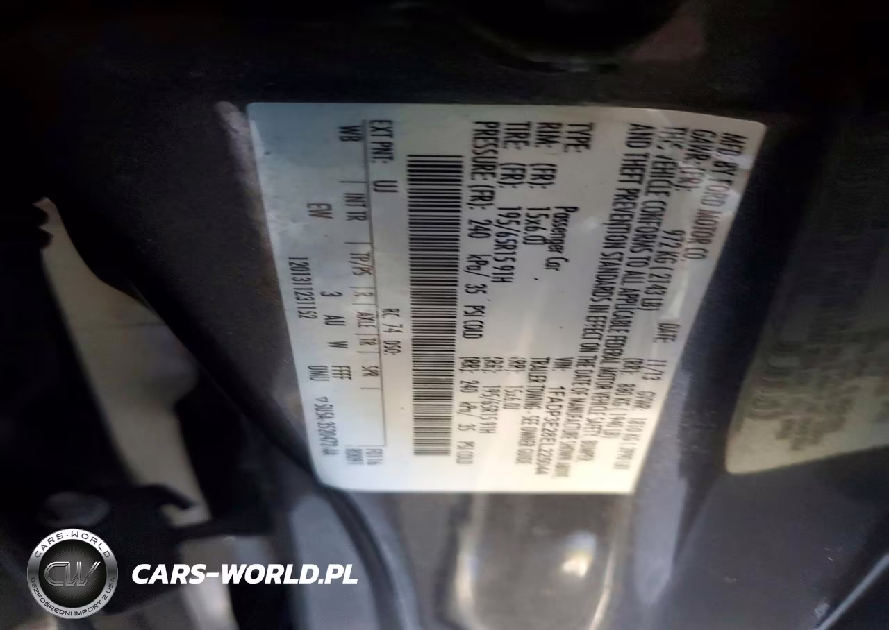 2014 Ford Focus S VIN:1FADP3E28EL225044 - 12