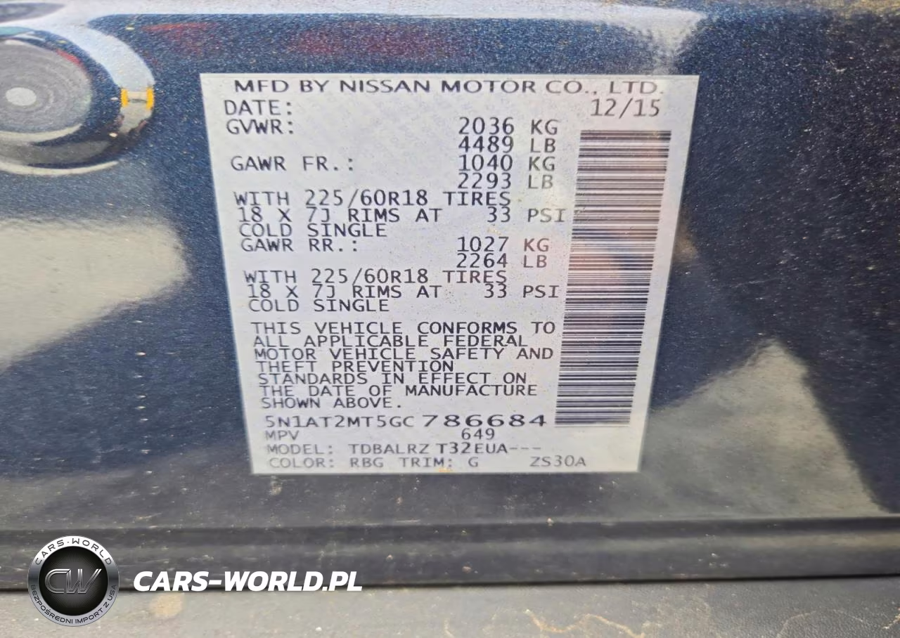 2016 Nissan Rogue Sl VIN:5N1AT2MT5GC786684 - 13