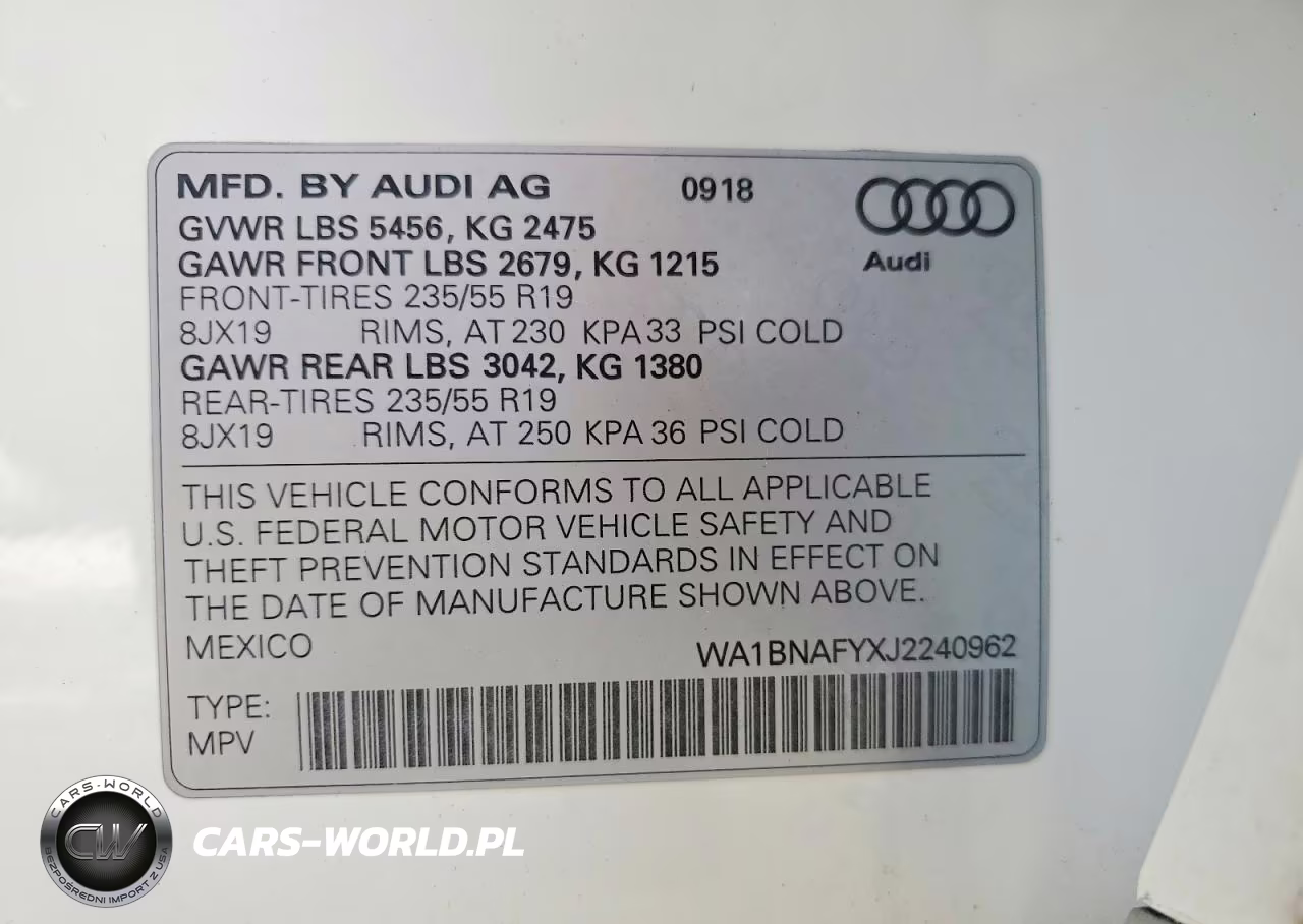2018 Audi Q5 Premium Plus VIN:WA1BNAFYXJ2240962 - 13