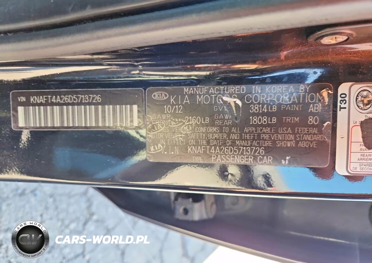 2013 Kia Forte Lx VIN:KNAFT4A26D5713726 - 3