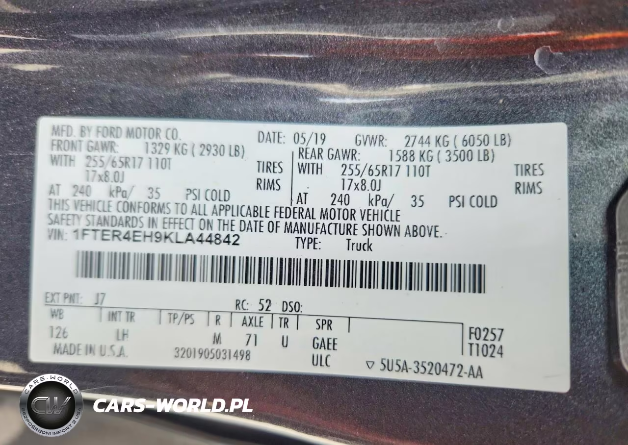 2019 Ford Ranger Xl VIN:1FTER4EH9KLA44842 - 12