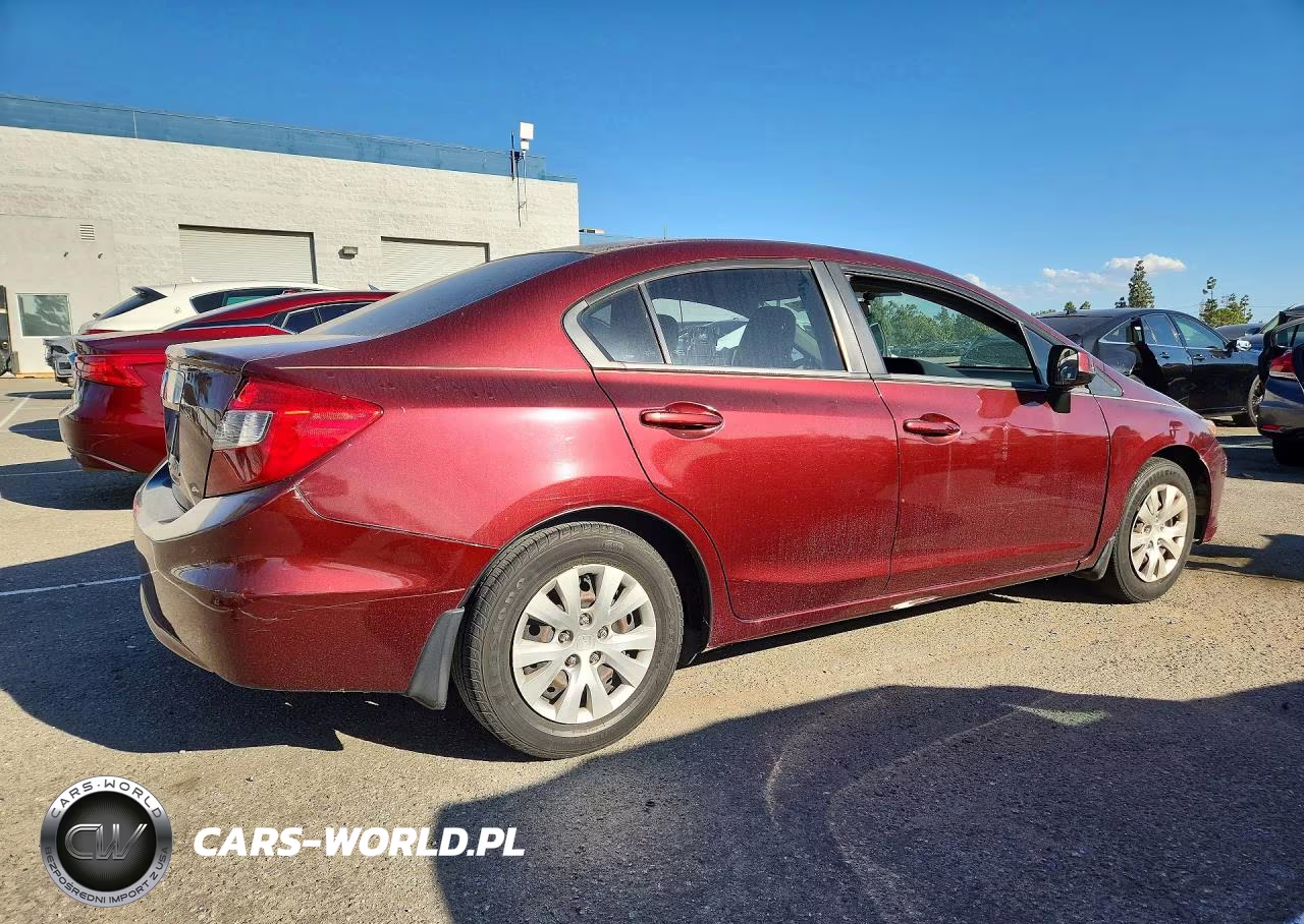 2012 Honda Civic Lx VIN:2HGFB2F59CH589098 - 3