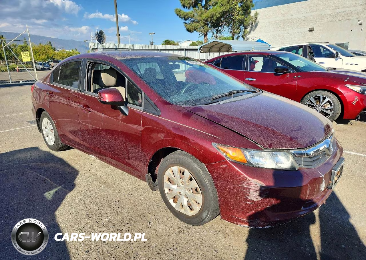 2012 Honda Civic Lx VIN:2HGFB2F59CH589098 - 4