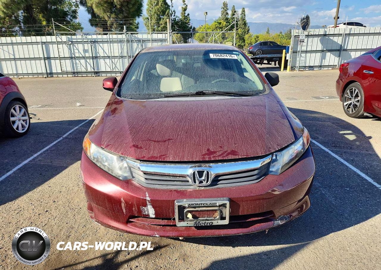 2012 Honda Civic Lx VIN:2HGFB2F59CH589098 - 5