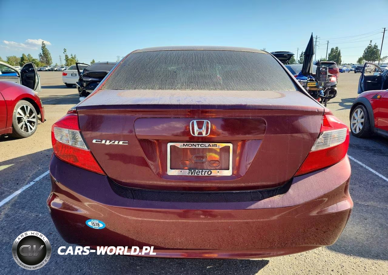 2012 Honda Civic Lx VIN:2HGFB2F59CH589098 - 6