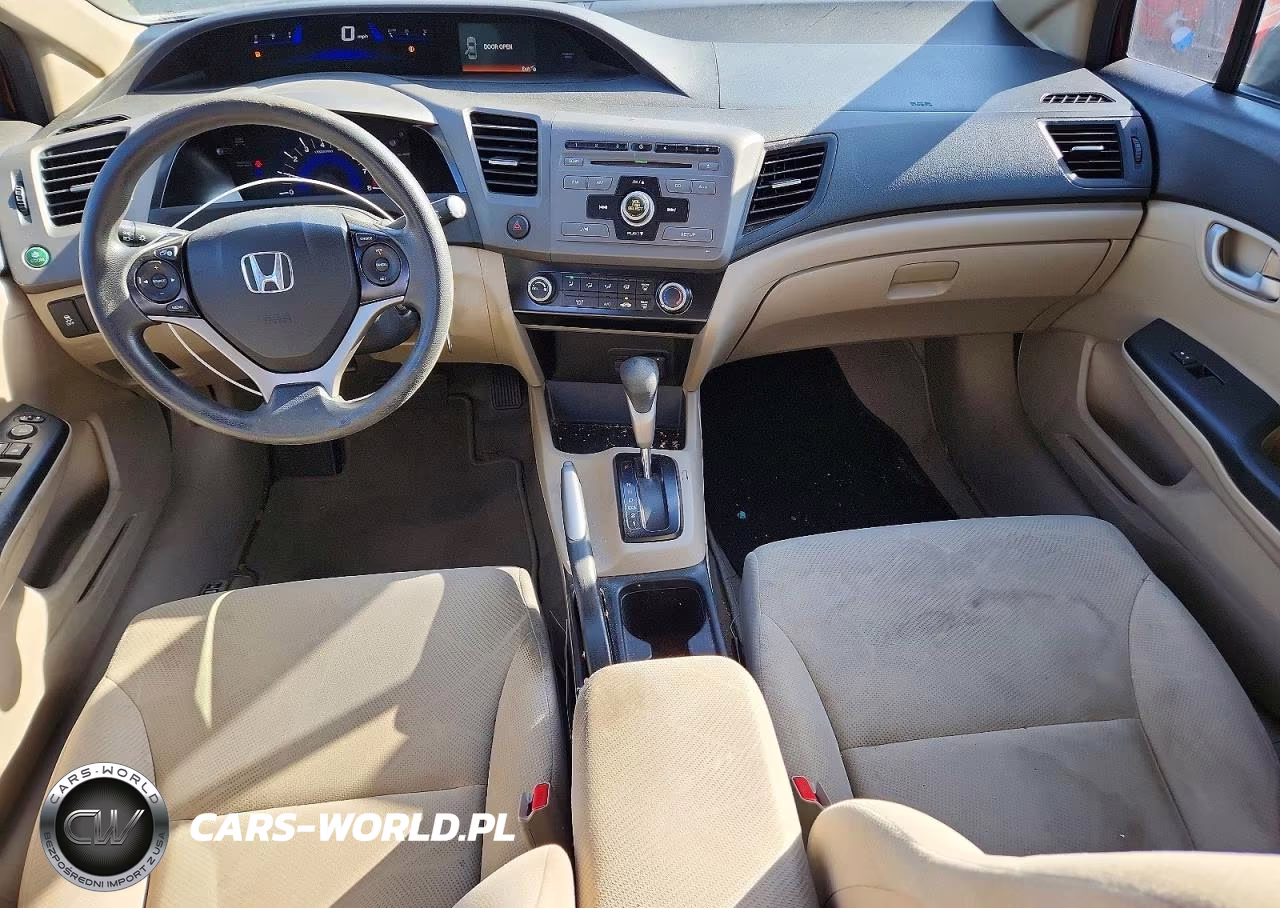 2012 Honda Civic Lx VIN:2HGFB2F59CH589098 - 8