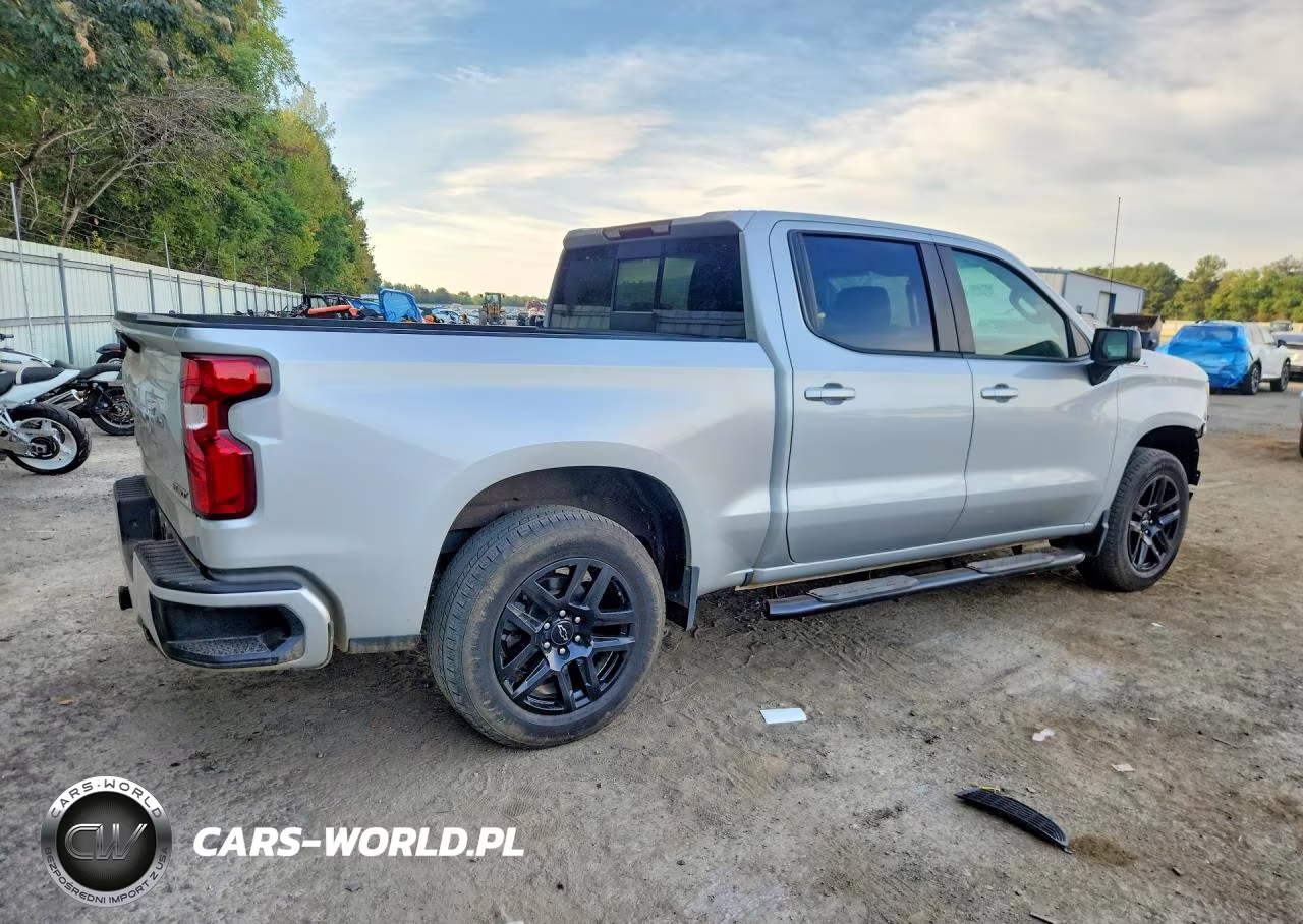 2022 Chevrolet Silverado K1500 Rst VIN:1GCUDEED4NZ565045 - 3