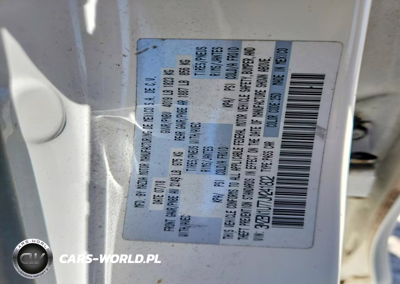 2018 Mazda 3 Sport VIN:3MZBN1U77JM241802 - 12