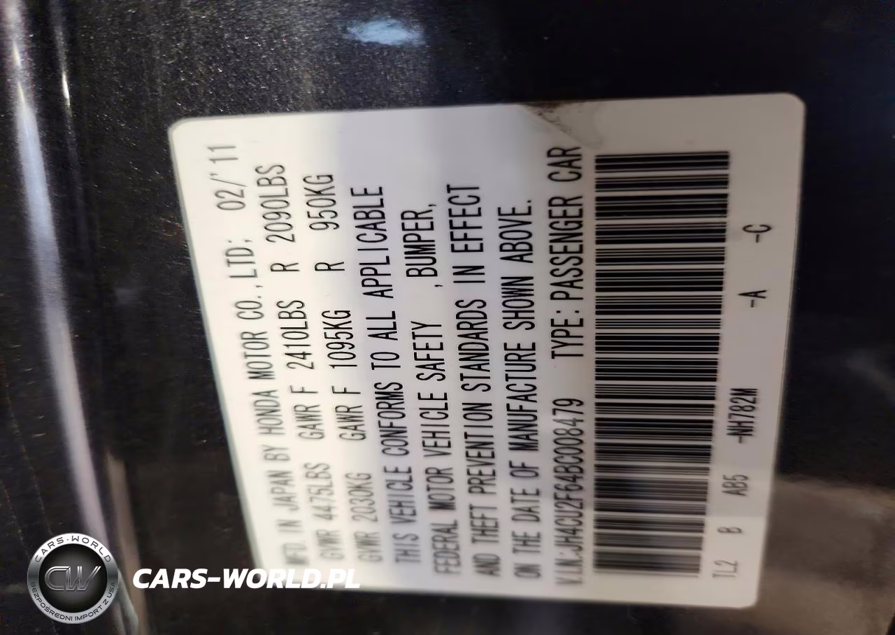 2011 Acura Tsx VIN:JH4CU2F64BC008479 - 12