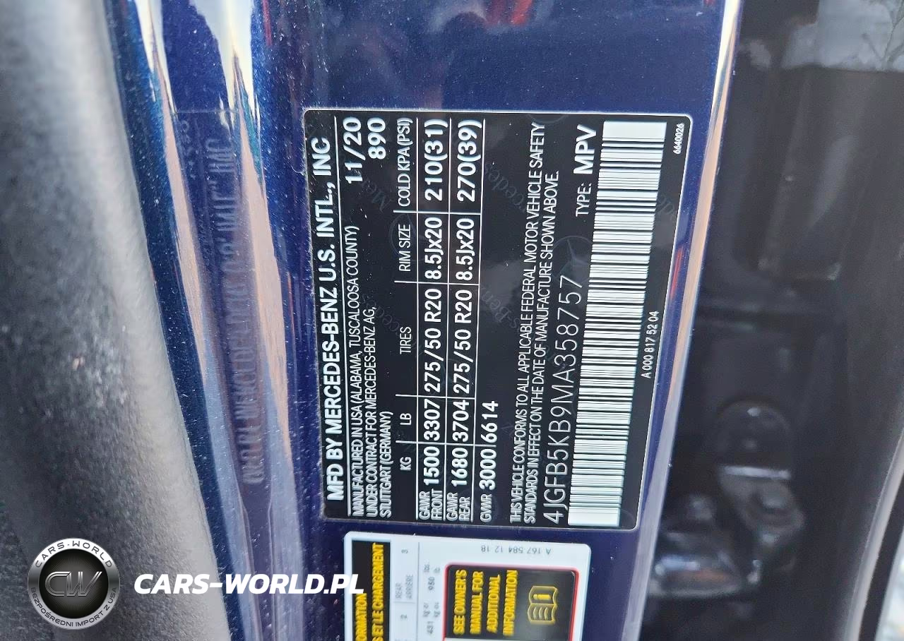 2021 Mercedes-Benz Gle 450 4Matic VIN:4JGFB5KB9MA358757 - 13
