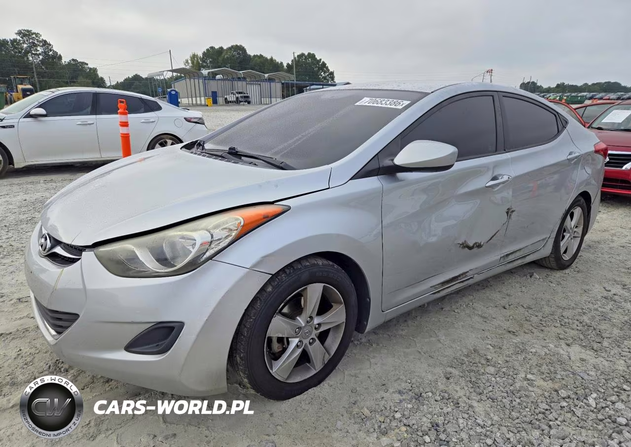 2013 Hyundai Elantra Gls VIN:5NPDH4AE8DH356619 - 1