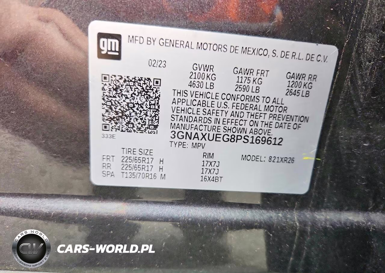 2023 Chevrolet Equinox Lt VIN:3GNAXUEG8PS169612 - 12