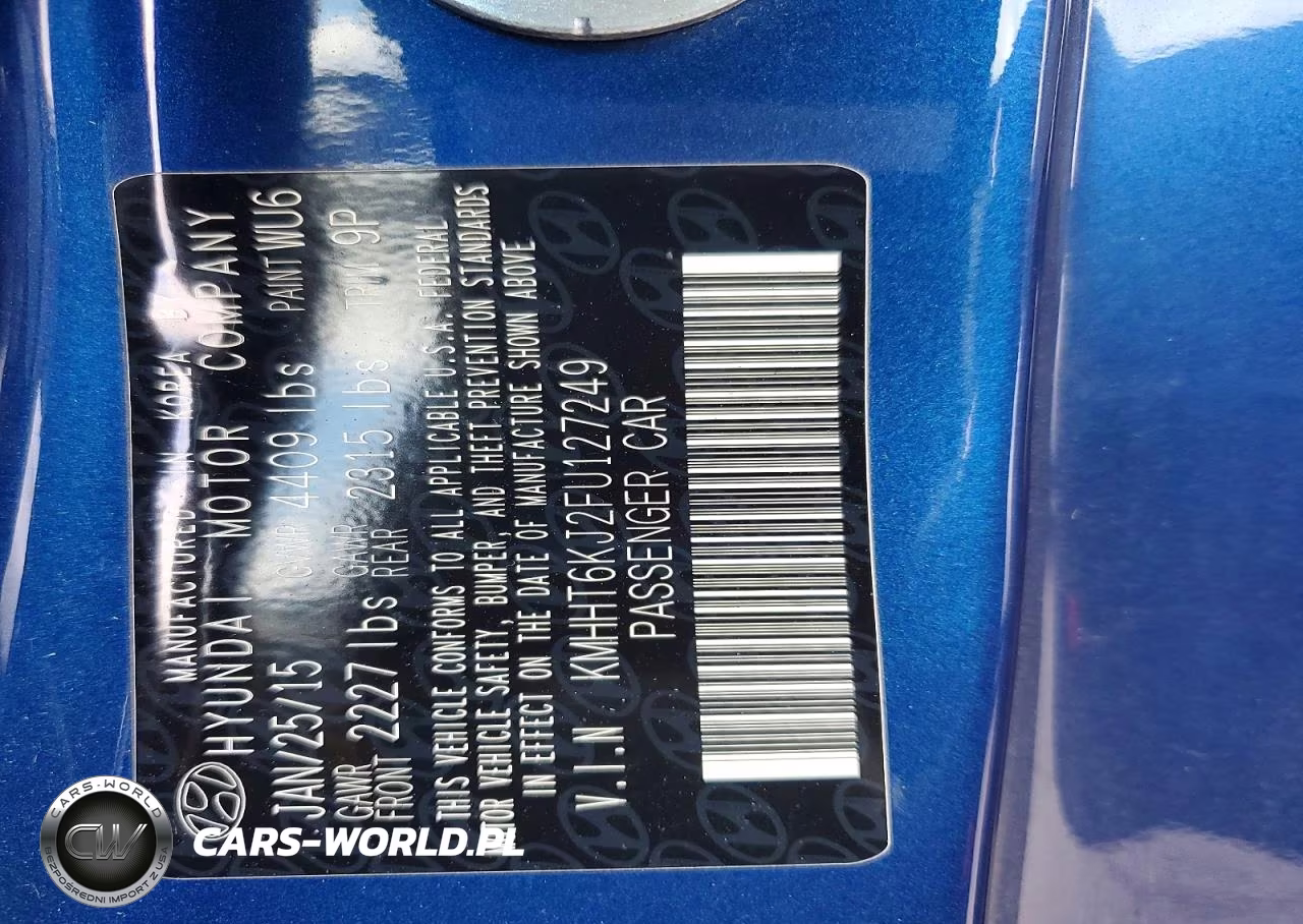 2015 Hyundai Genesis Coupe 3.8 VIN:KMHHT6KJ2FU127249 - 13