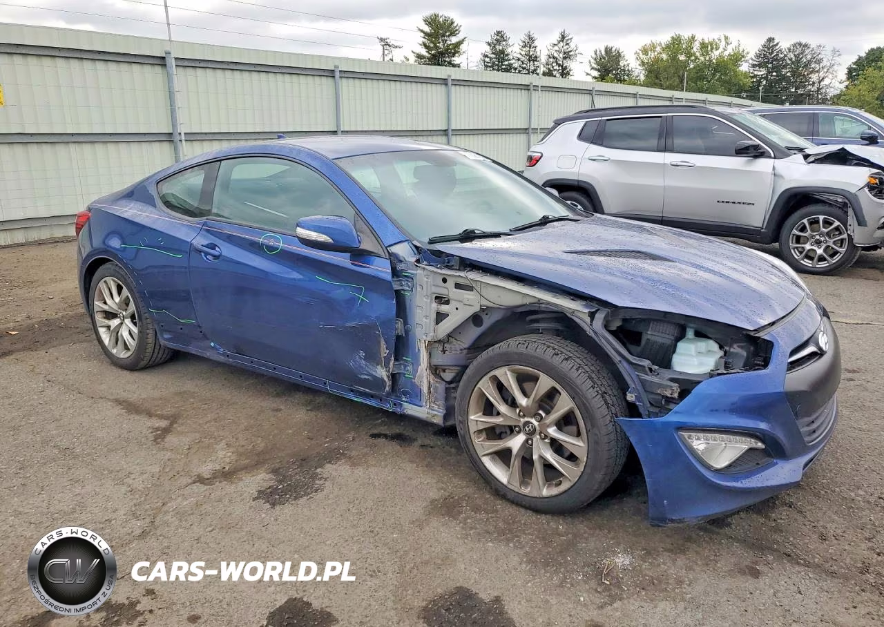 2015 Hyundai Genesis Coupe 3.8 VIN:KMHHT6KJ2FU127249 - 4