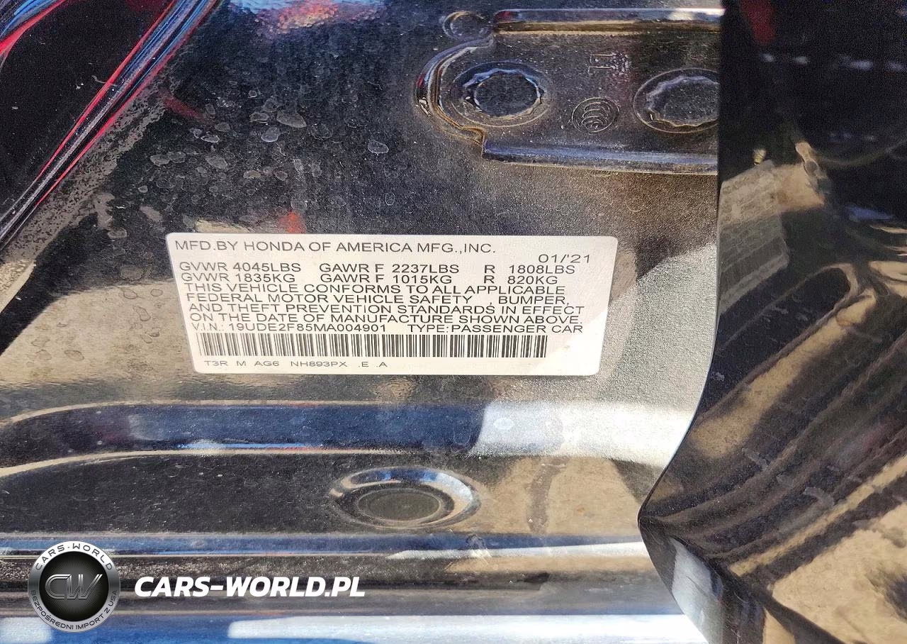 2021 Acura Ilx Premium A-Spec VIN:19UDE2F85MA004901 - 12