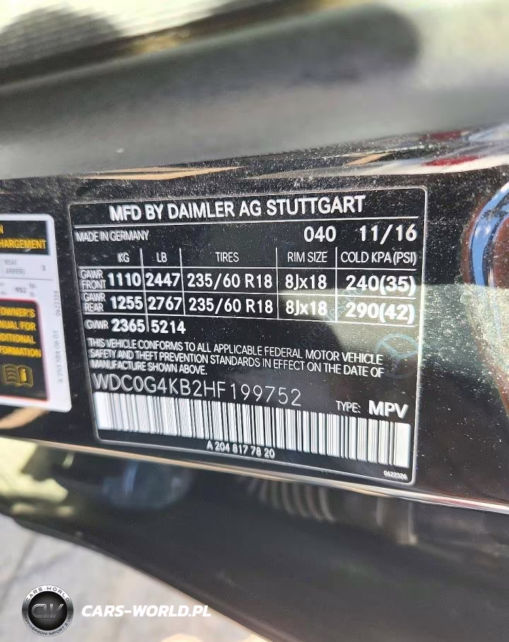 2017 Mercedes-Benz Glc 300 4Matic VIN:WDC0G4KB2HF199752 - 13