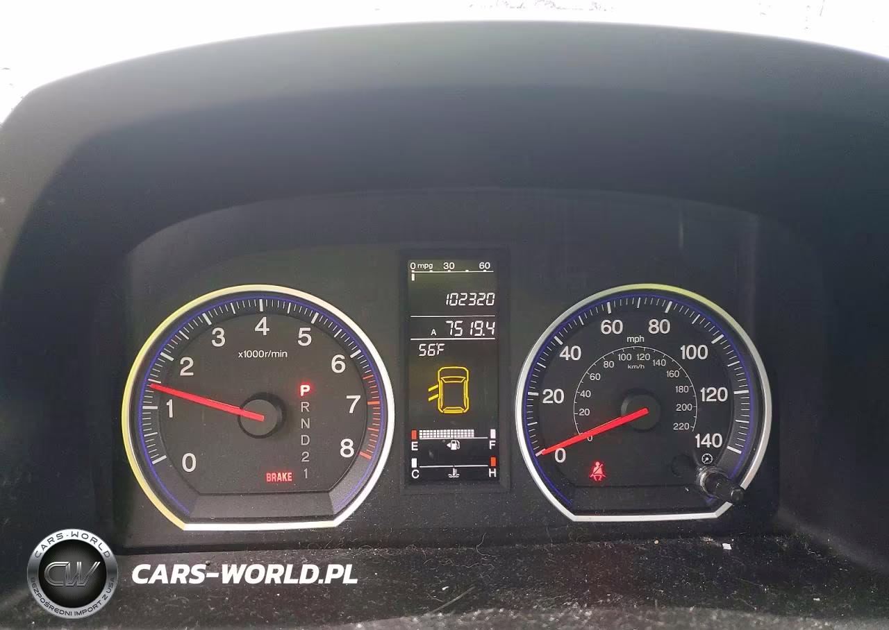 2007 Honda Cr-V Exl VIN:JHLRE48787C085411 - 9