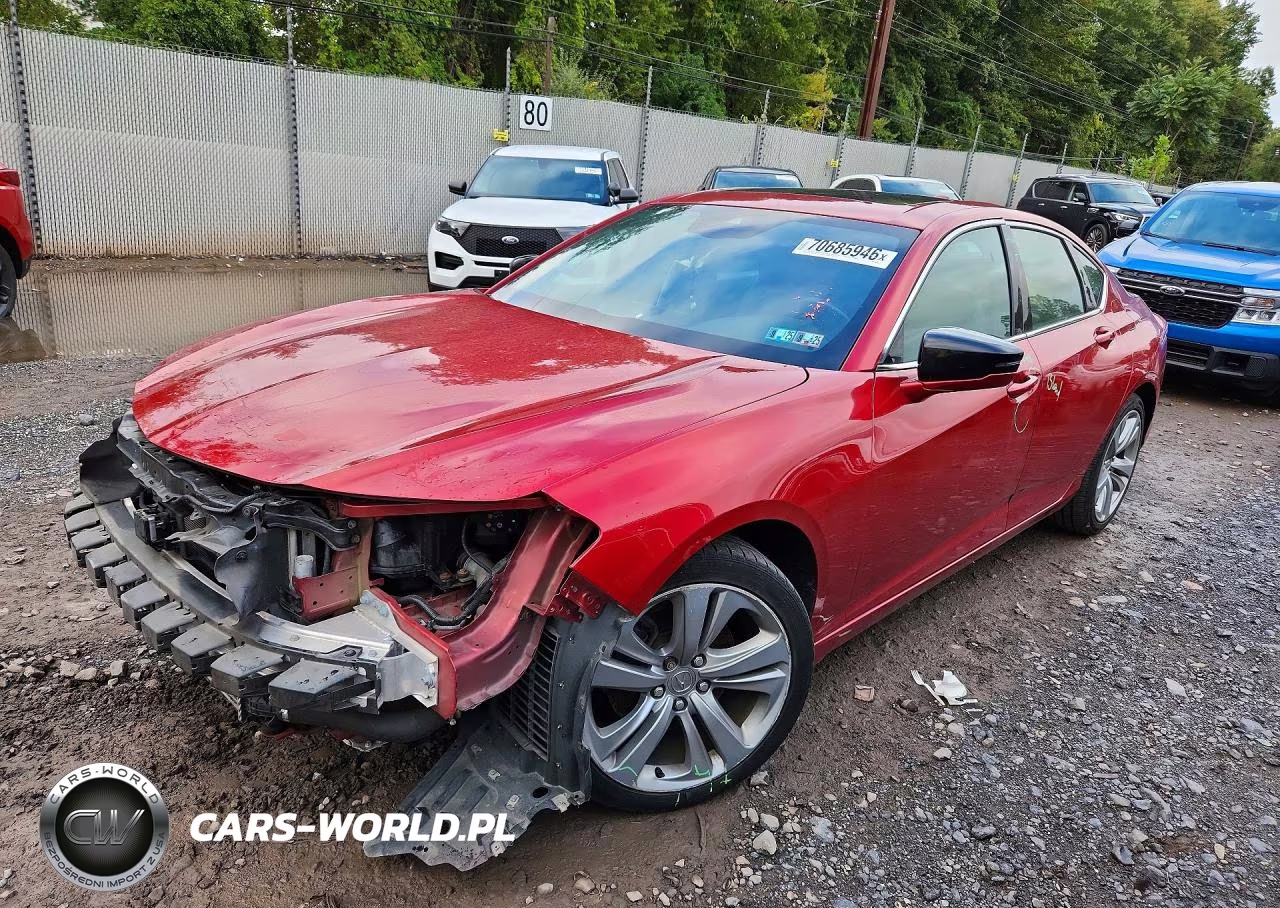 2021 Acura Tlx Technology VIN:19UUB5F48MA002664 - 1