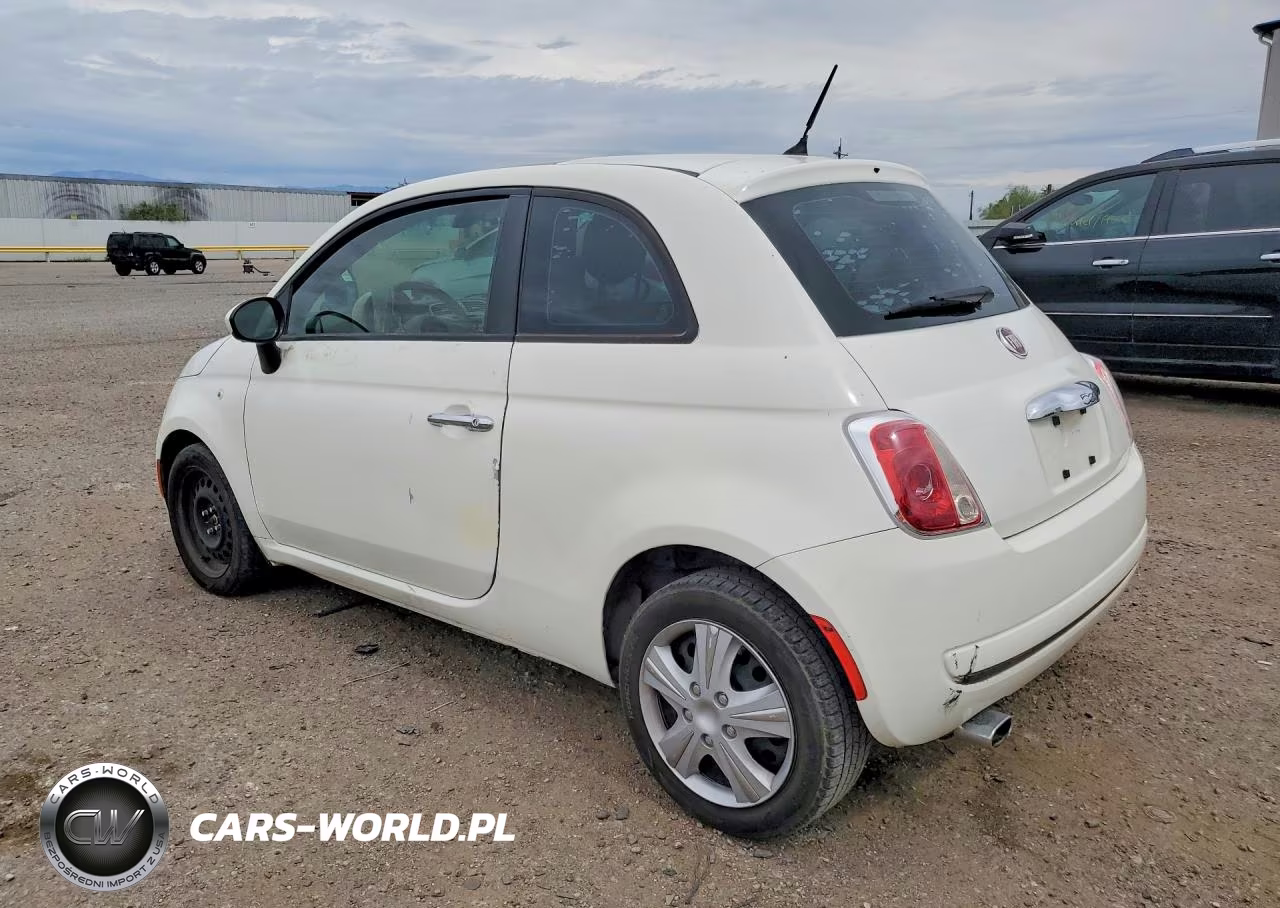 2012 Fiat 500 Pop VIN:3C3CFFAR3CT343649 - 2
