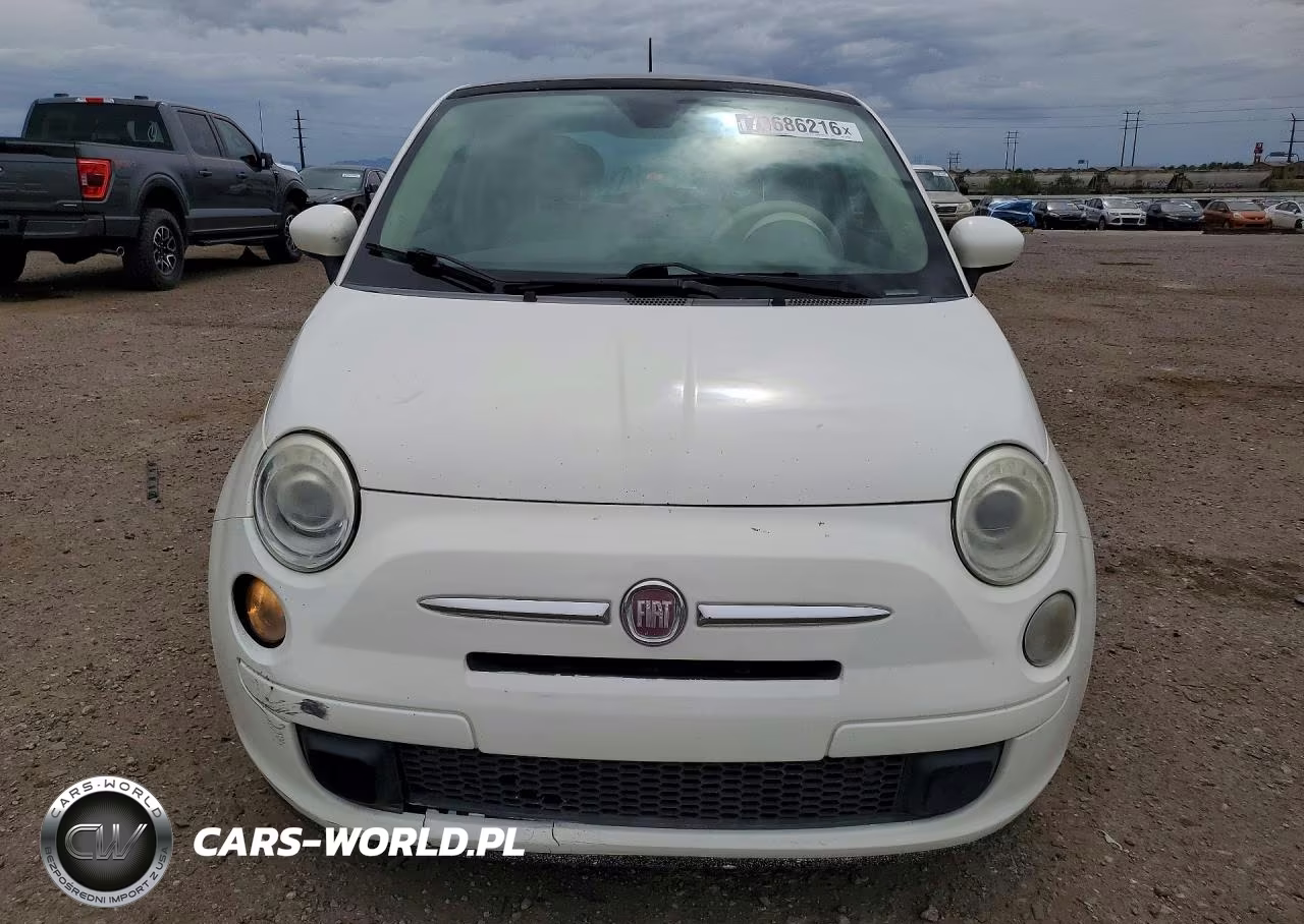 2012 Fiat 500 Pop VIN:3C3CFFAR3CT343649 - 5