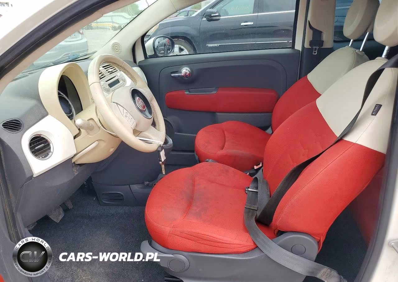 2012 Fiat 500 Pop VIN:3C3CFFAR3CT343649 - 7