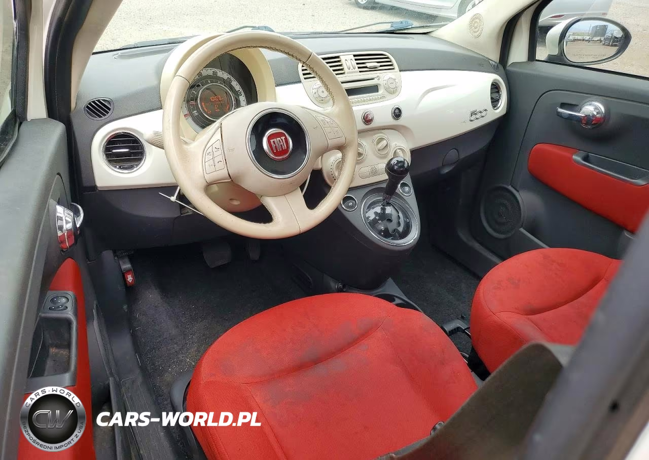 2012 Fiat 500 Pop VIN:3C3CFFAR3CT343649 - 8