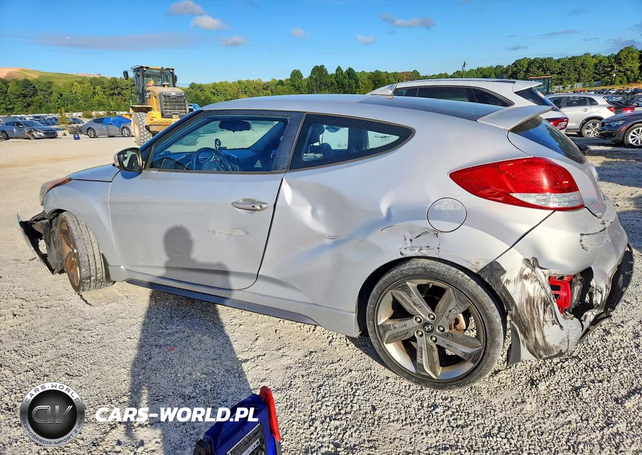 2014 Hyundai Veloster Turbo VIN:KMHTC6AE6EU186494 - 2